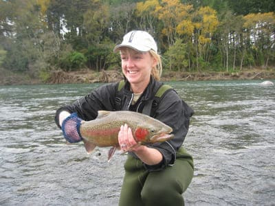 Holding Trout